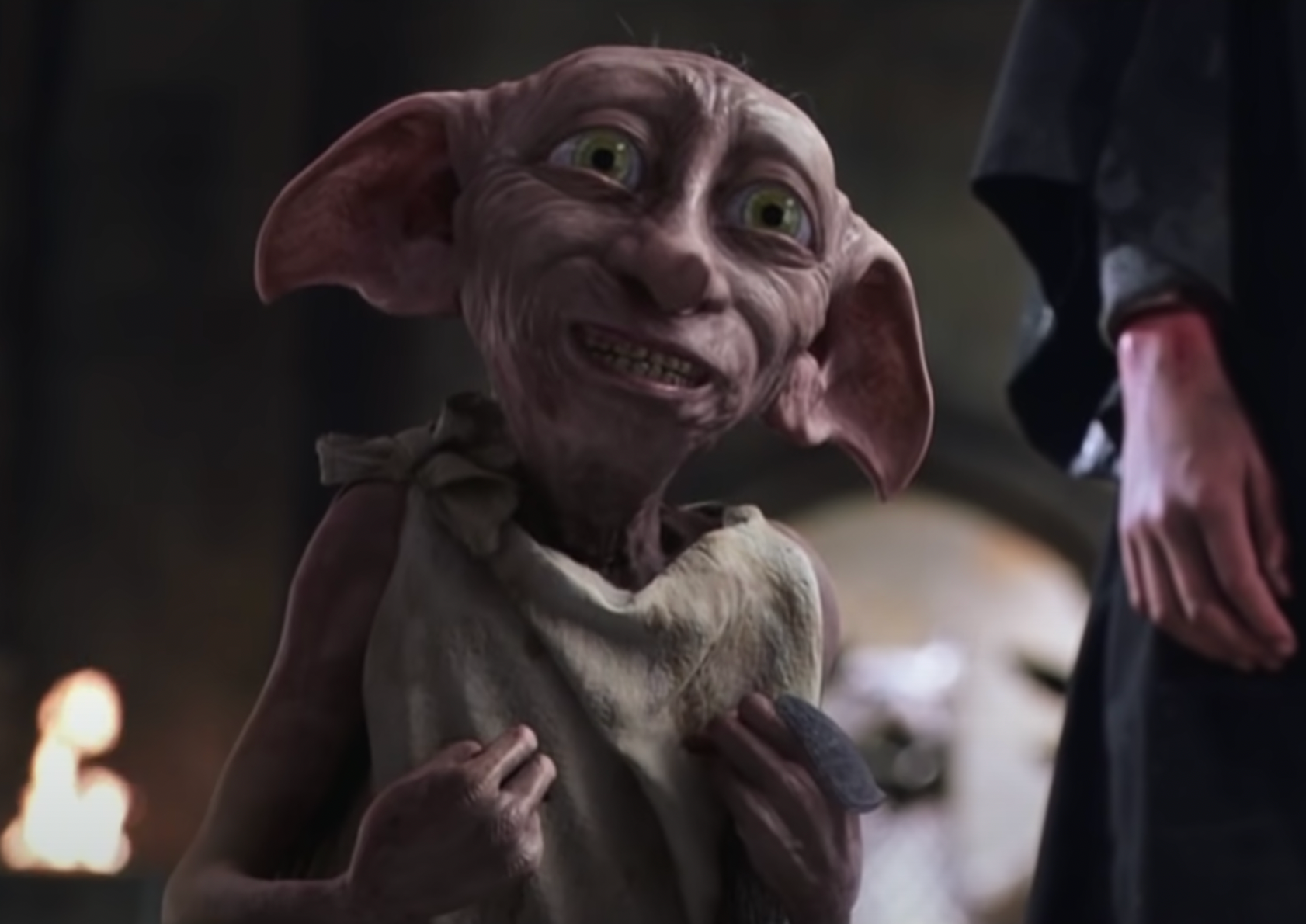Dobby became a fan-favourite in the Harry Potter books and films